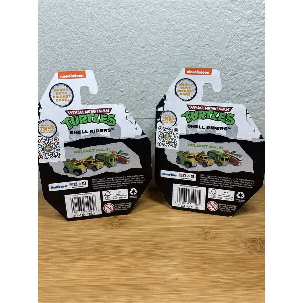 New TMNT Teenage‎ Mutant Ninja Turtles Shell Racers -2 Vehicles